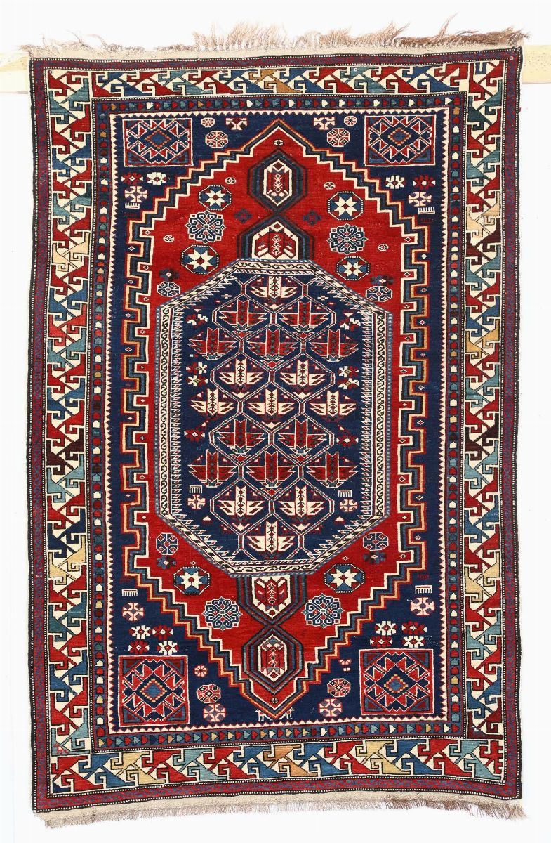  Tappeto caucasico Shirvan fine XIX inizio XX secolo  - Auction Fine Art - Cambi Casa d'Aste