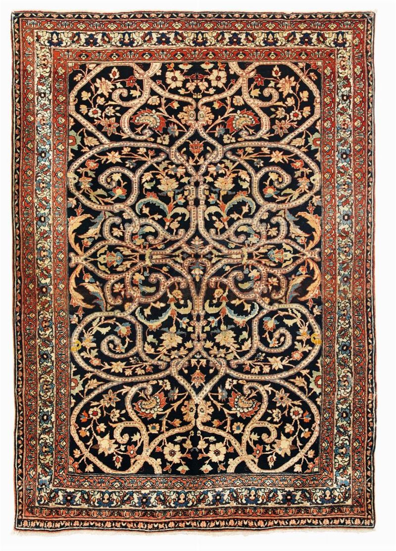 Tappeto persiano Tabriz, fine XIX secolo  - Asta Tappeti Antichi - Cambi Casa d'Aste