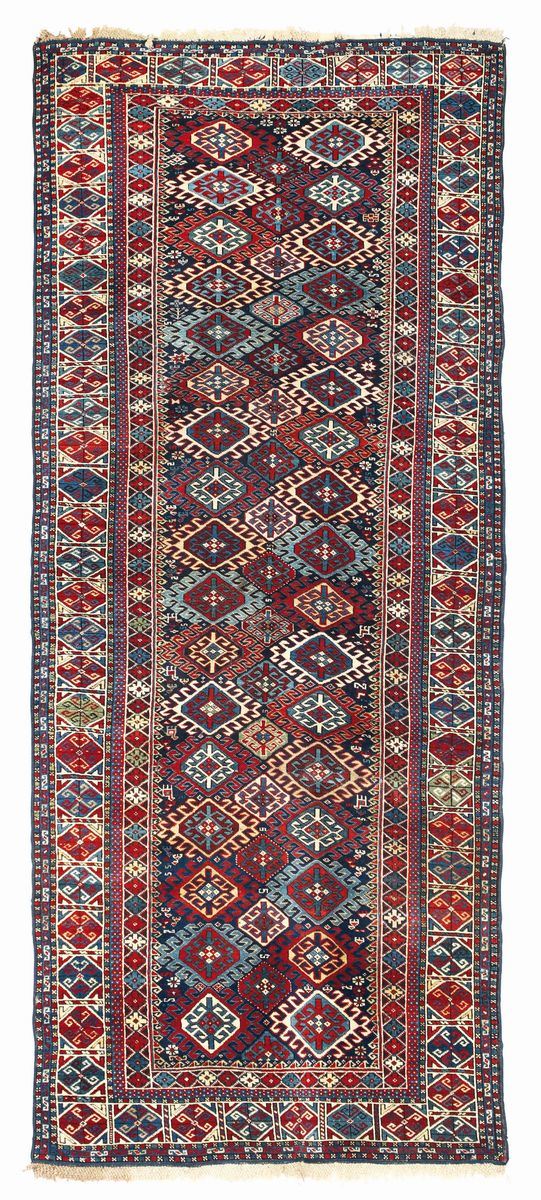 A Caucasus runner late XIX century  - Auction Fine Carpets - Cambi Casa d'Aste