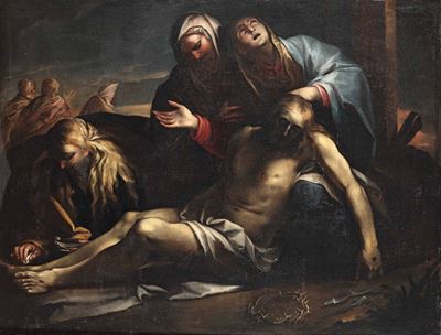 Cesare Fracanzano (bisceglie 1605 - Barletta 1651)deposizione di Cristo dalla Croce