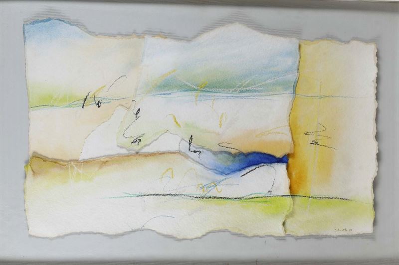 Beppe Schiavetta : Beppe Schiavetta (1949) Senza titolo, 1985  - Asta Asta a Tempo antiquariato - II - Cambi Casa d'Aste