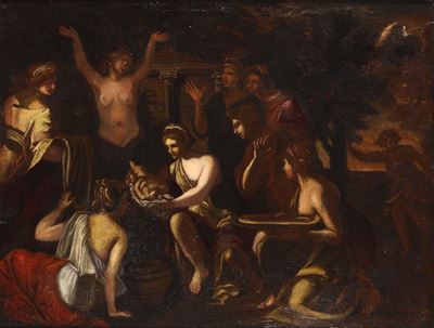 Scuola del XVII Secolomosè Salvato dalle Acque