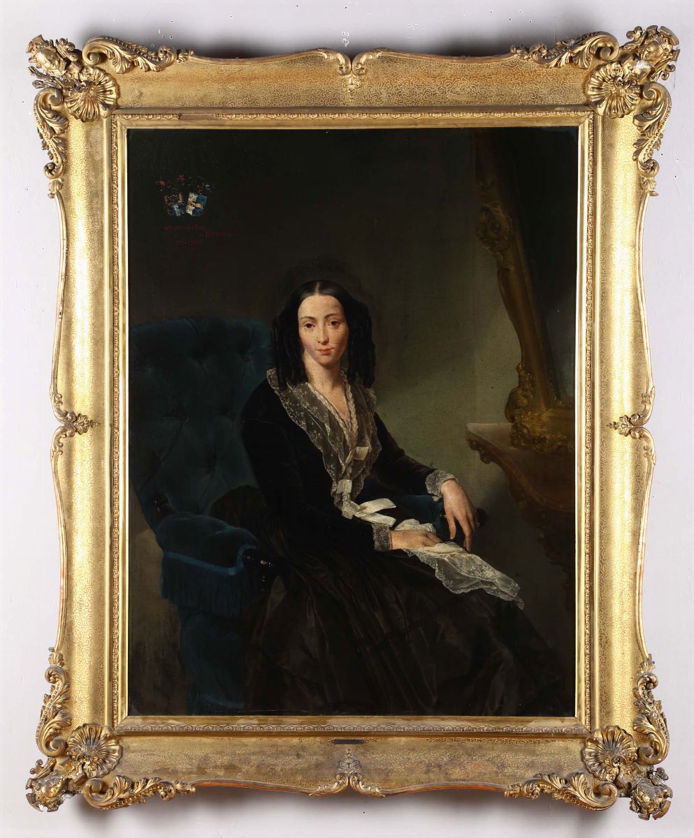 Domenico Induno (1815-1878)ritratto Femminile