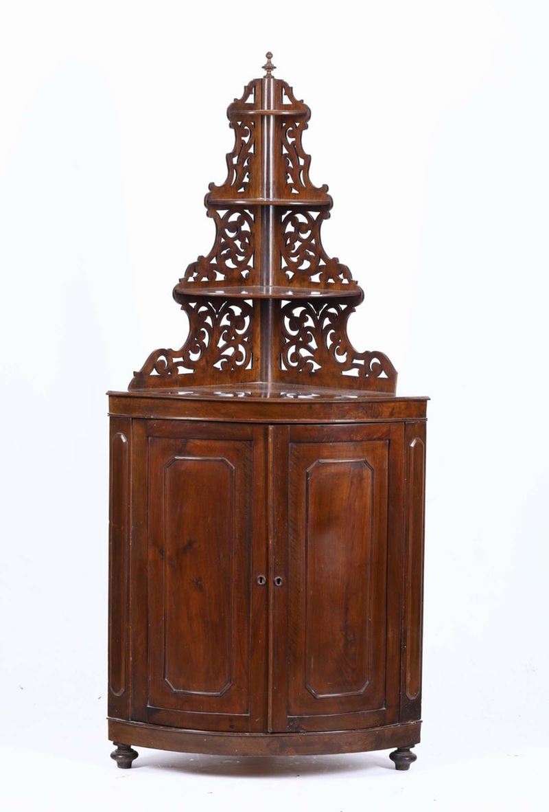 Angoliera a due ante, XIX secolo  - Auction Fine Art - Cambi Casa d'Aste