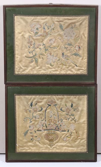 Collezione di Ricami in Cornice, XIX Secolo