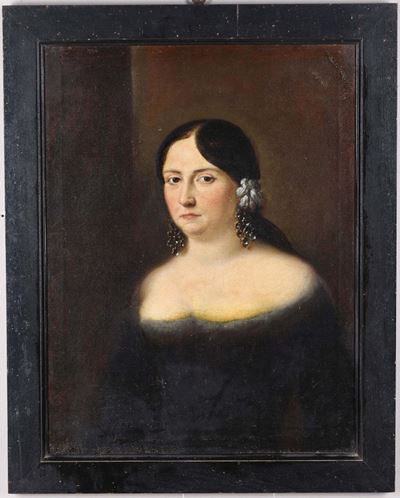 Anonimo del XIX Secoloritratto Femminile