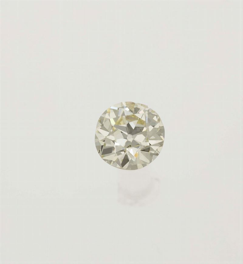 Unmounted old-cut diamond weighing 3.86 carats  - Auction Fine Jewels - Cambi Casa d'Aste