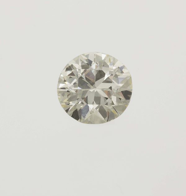 Unmounted old-cut diamond weighing 5.40 carats