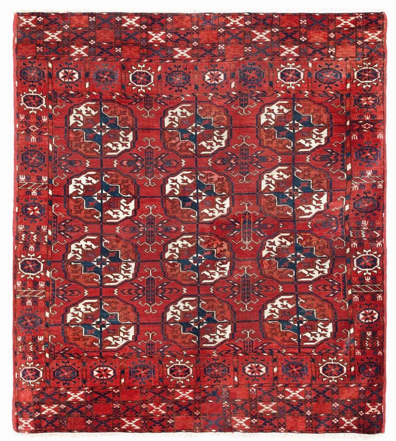 A Tekke rug, Turkmenistan 1870 circa  - Auction Fine Carpets - Cambi Casa d'Aste