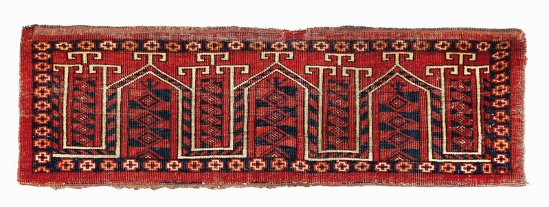 A Ersari Torba, Turkmenistan 1870 circa  - Auction Fine Carpets - Cambi Casa d'Aste