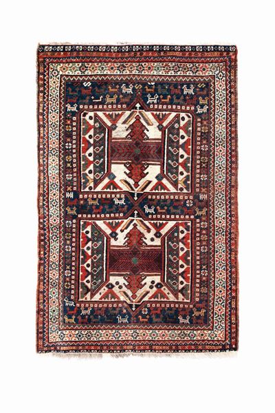 Tappeto Sud Persia Khamseh, Ultimo Quarto XIX Secolo
