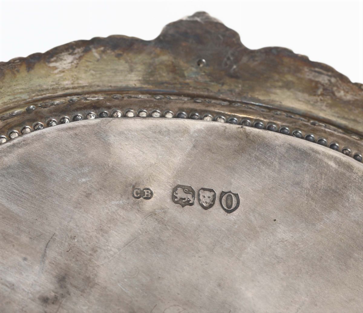 Salver in Argento, Londra XIX-XX Secolo