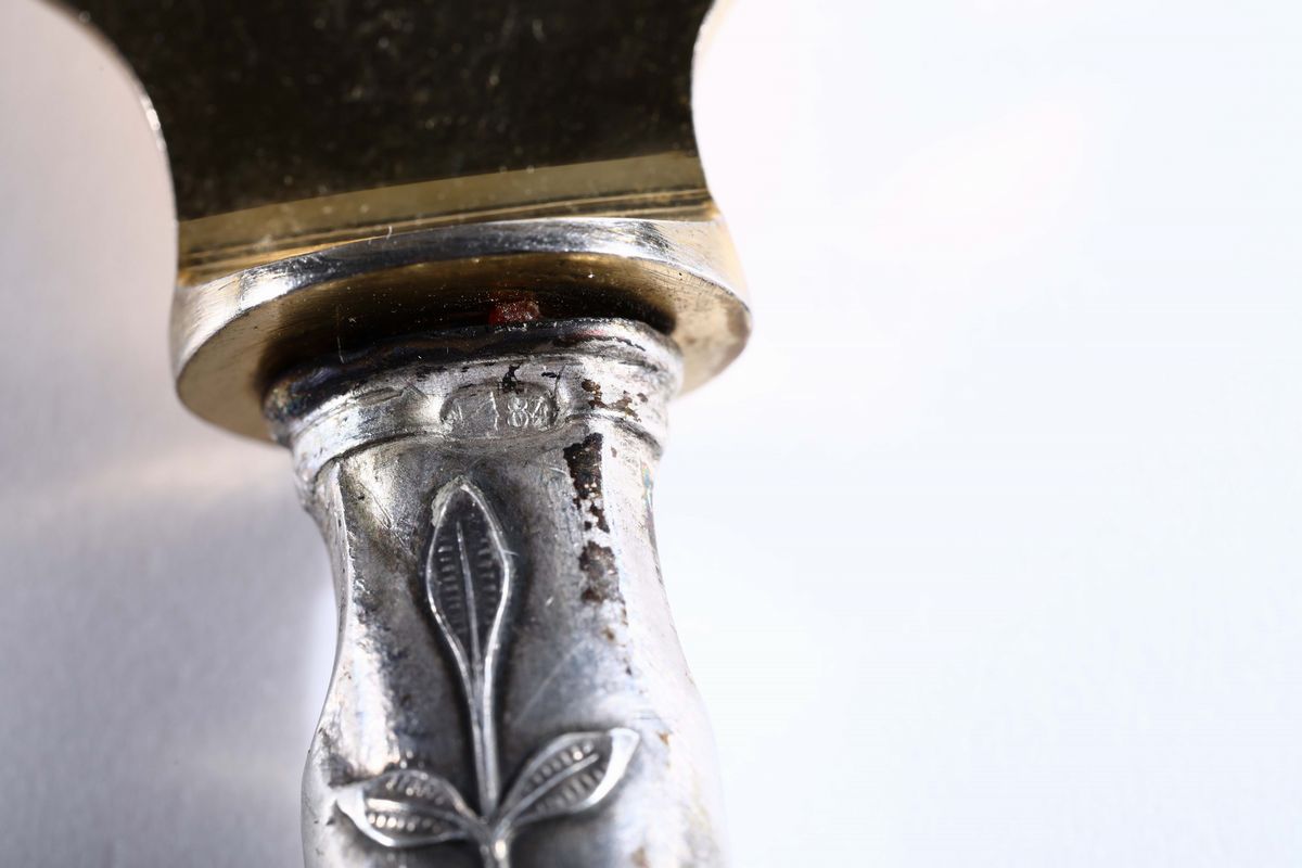 Servizio di Posate in Argento e Metallo Dorato Composto da Ventinove Pezzi, Russia XX Secolo
