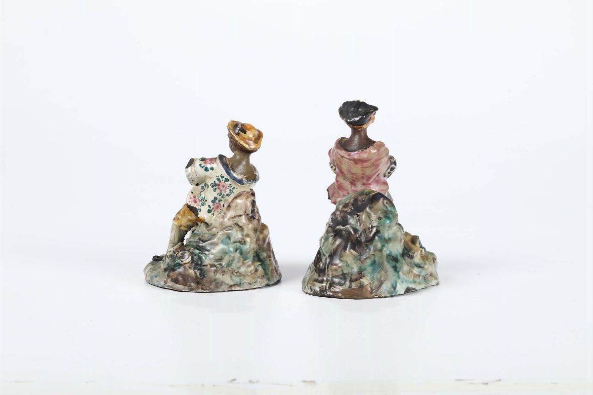 Due Figurine Savona, Giacomo Boselli, 1780-1790