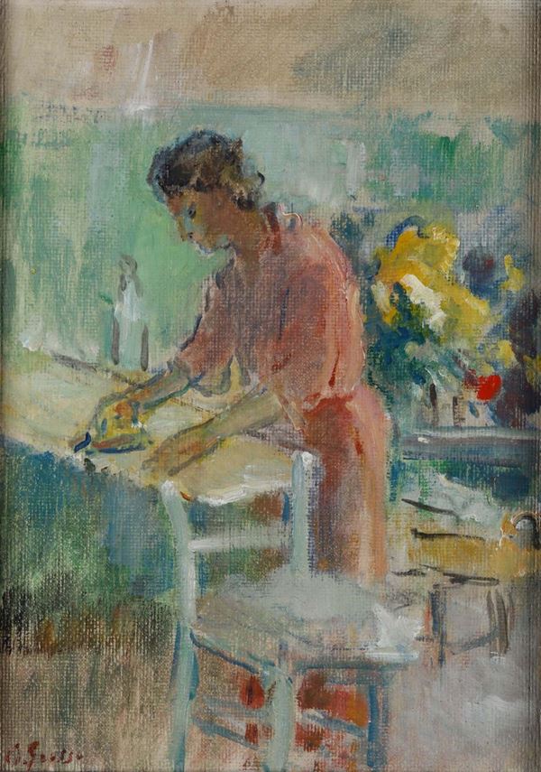 Orlando Grosso (1882-1968) Figura femminile