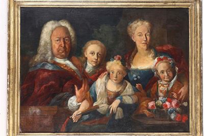 Jacob Karl Stauder (lucerna 1694 - 1756)famiglia di Carlo Vi D'asburgo