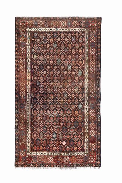 Tappeto Caucasico Shirvan Fine XIX Secolo