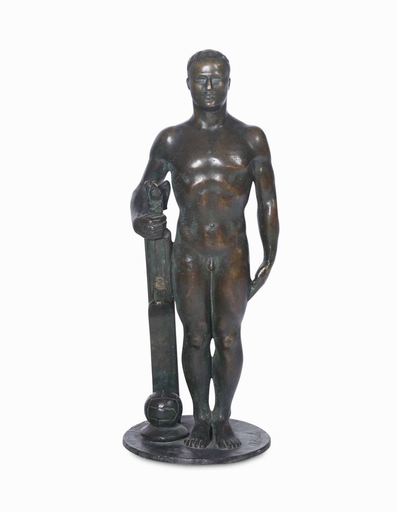 A. Zanola (XX secolo) Atleta, 1930 circa  - Auction Sporting Art - Cambi Casa d'Aste