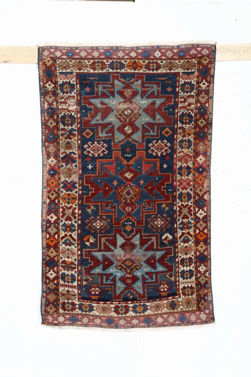 Tappeto Shirvan Lesghi Caucaso inizio XX secolo  - Asta Asta a Tempo Antiquariato - I - Cambi Casa d'Aste