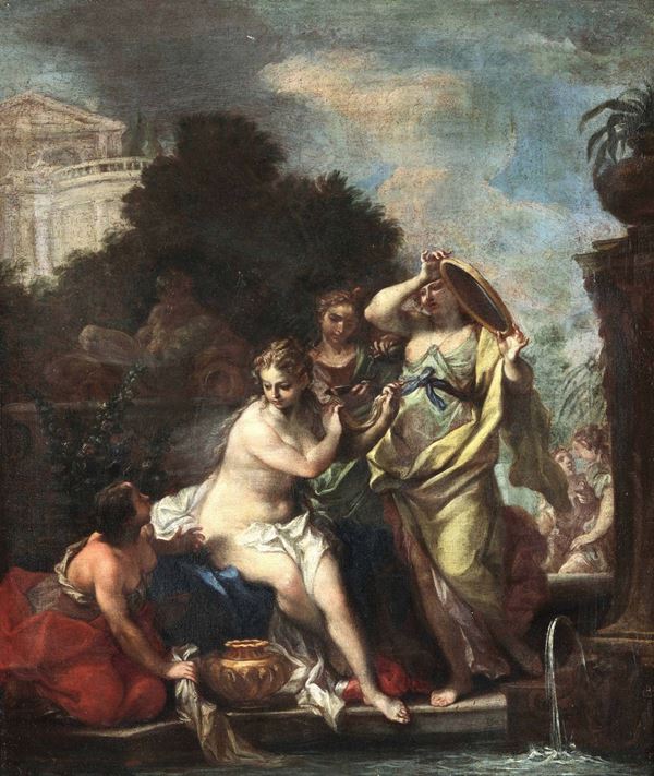 Sebastiano Ricci (Belluno 1659 - Venezia 1734) Davide e Bestabea
