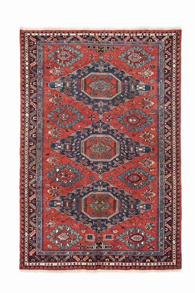 Tappeto Caucasico Soumak, Fine XIX Secolo