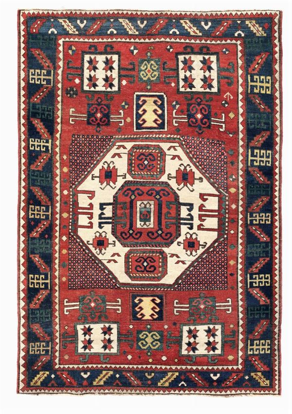 Tappeto caucasico Kazak Karachop fine XIX secolo