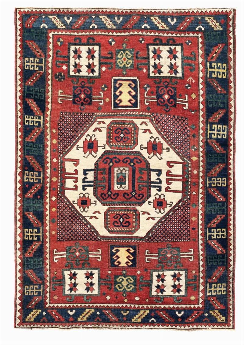 Tappeto caucasico Kazak Karachop, fine XIX secolo  - Asta Antiquariato - Cambi Casa d'Aste