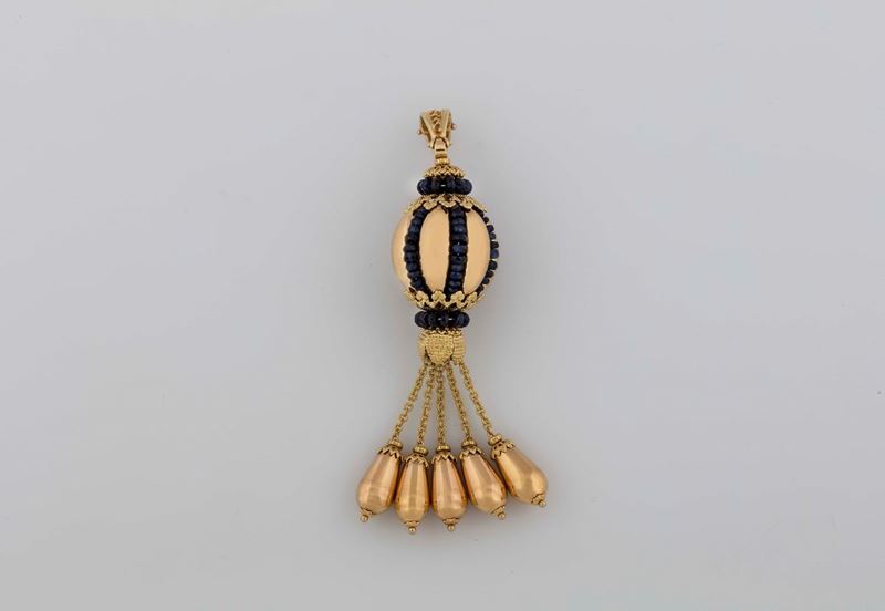 Pendente con zaffiri  - Auction Vintage, Jewels and Bijoux - Cambi Casa d'Aste