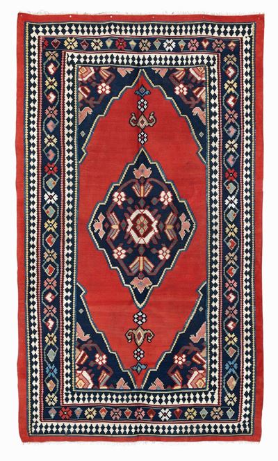 Kilim Persiano Bidjar Ultimo Quarto XIX Secolo