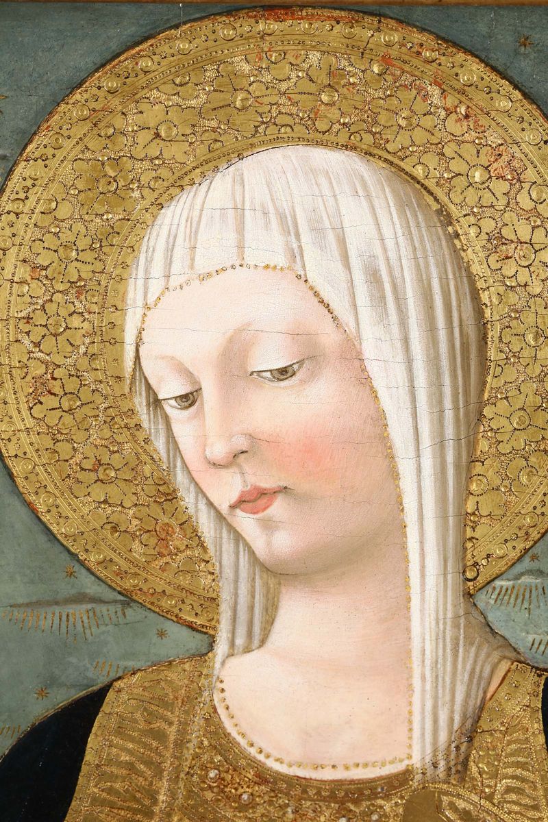 Neri di Bicci (firenze 1418/1420 - 1492)madonna Col Bambino