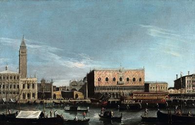 Apollonio Domenichini, Maestro della Fondazione Langmatt (venezia, Attivo 1740-1770)veduta di Pia...