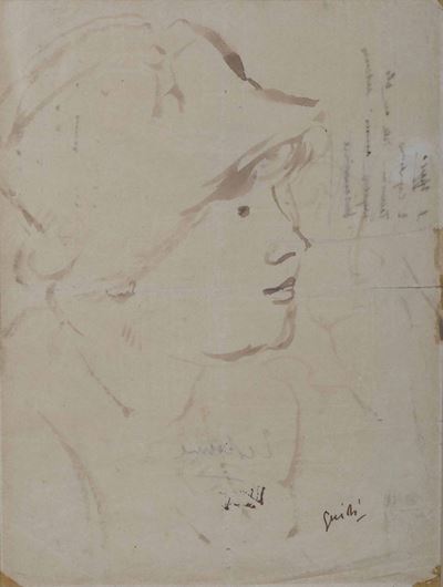 Virgilio Guidi ( 1892-1984)ritratto