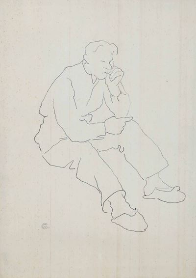Cornelio Geranzani (genova 1880-1955)figura, 1926