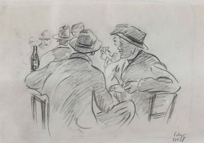 Eso Peluzzi (cairo Montenotte 1894 - Monchiero 1985)giocatori, 1924