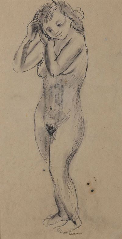 Bruno Cassinari (1912-1992)ragazza, 1941