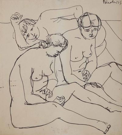 Renato Birolli (1905-1959)nudi Femminili