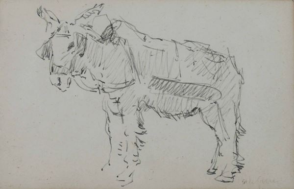 Orlando Grosso (1882-1968) Pippo, l’asinello dell’ortolano di Albaro