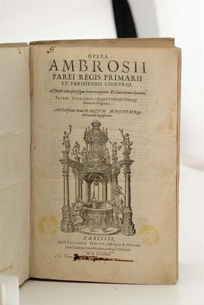 Paré, Ambroiseopera Ambrosiii Parei Regis Primarii Et Parisiensis Chirurgi..parisiis, Apud Iacobu...