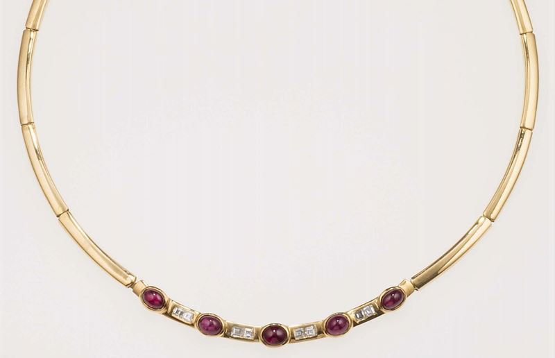 Ruby and diamond necklace- Gianni Carità  - Auction Fine Jewels - Cambi Casa d'Aste