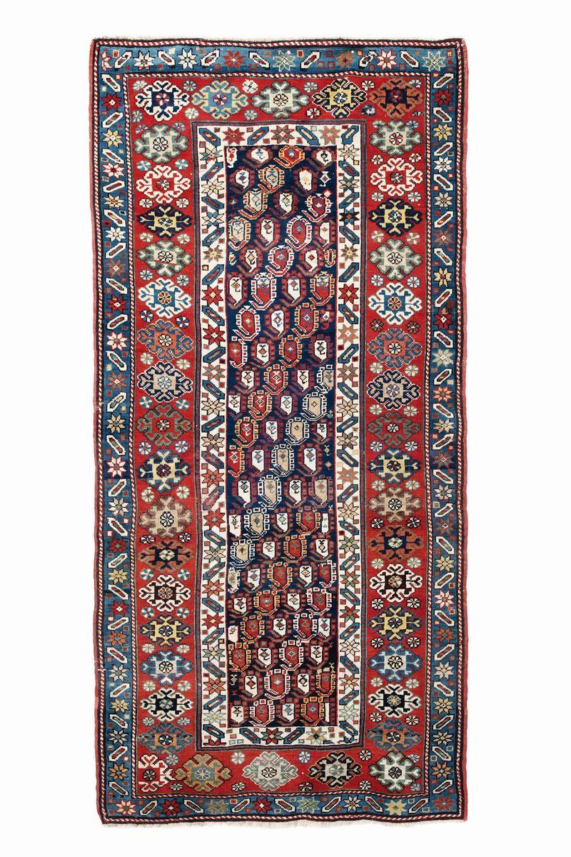 Tappeto caucasico Gandje, XIX secolo  - Auction Fine Carpets - Cambi Casa d'Aste