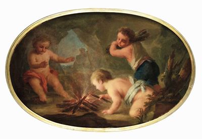 Pietro Bardellino (napoli 1728-1806)allegorie degli Elementi