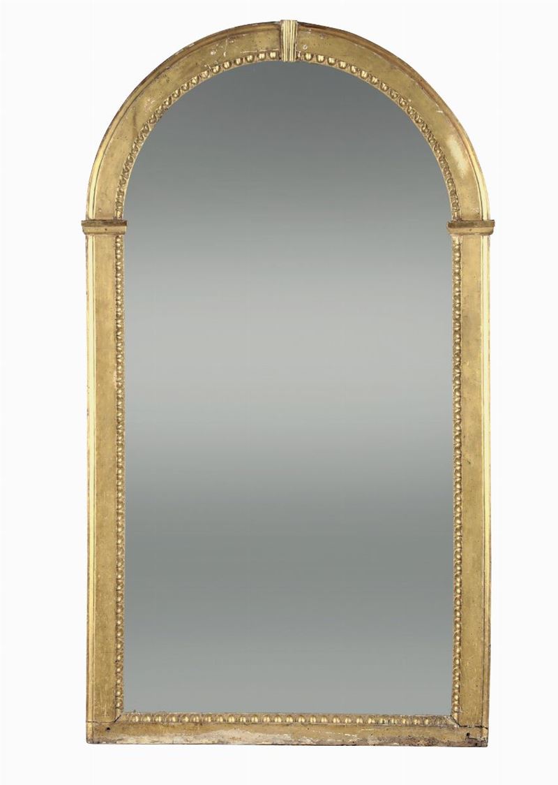 Specchiera in legno intagliato e dorato, XVIII secolo  - Asta Antiquariato I - Asta a Tempo - Cambi Casa d'Aste