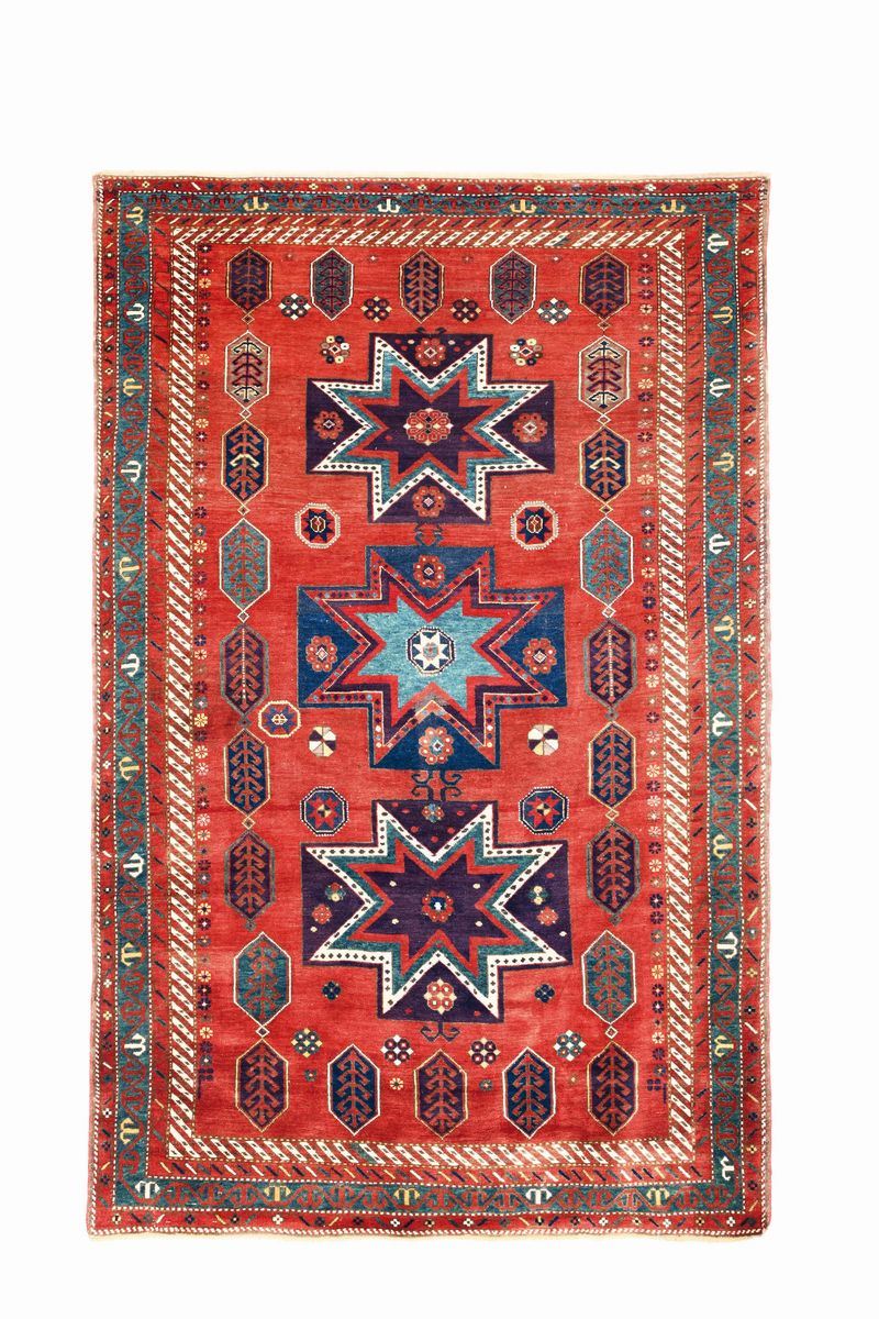 Tappeto caucasico, fine XIX inizio XX secolo  - Auction Fine Carpets - Cambi Casa d'Aste