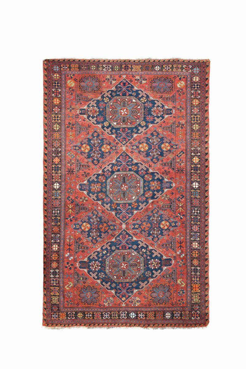 Tappeto caucasico Soumak, inizio XX secolo  - Auction Fine Carpets - Cambi Casa d'Aste