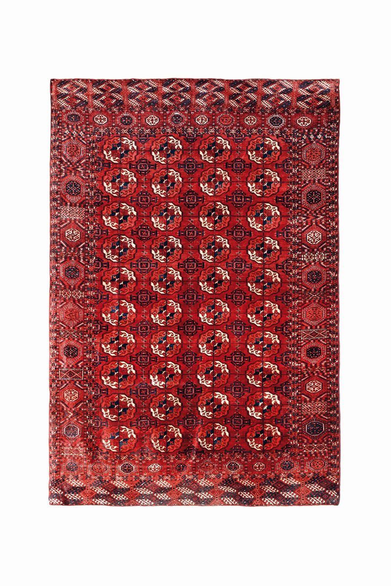 Tekke main carpet secod half XIX century  - Auction Fine Carpets - Cambi Casa d'Aste