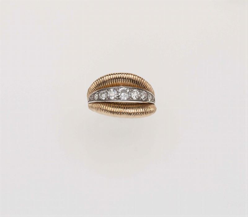 Diamond and gold ring. Van Cleef & Arpels  - Auction Fine Jewels - Cambi Casa d'Aste