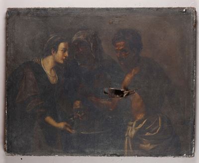 Scuola del XVIII Secolosalomè con Testa del Battista