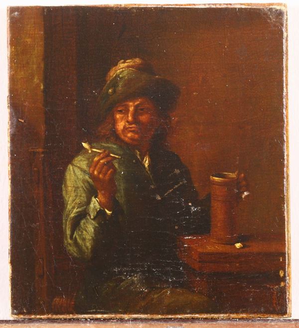 Pittore del XIX secolo Fumatore