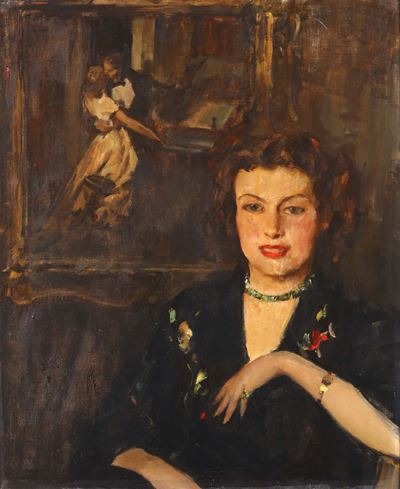 Antonio Guarino (1882-1969)ritratto di Renata