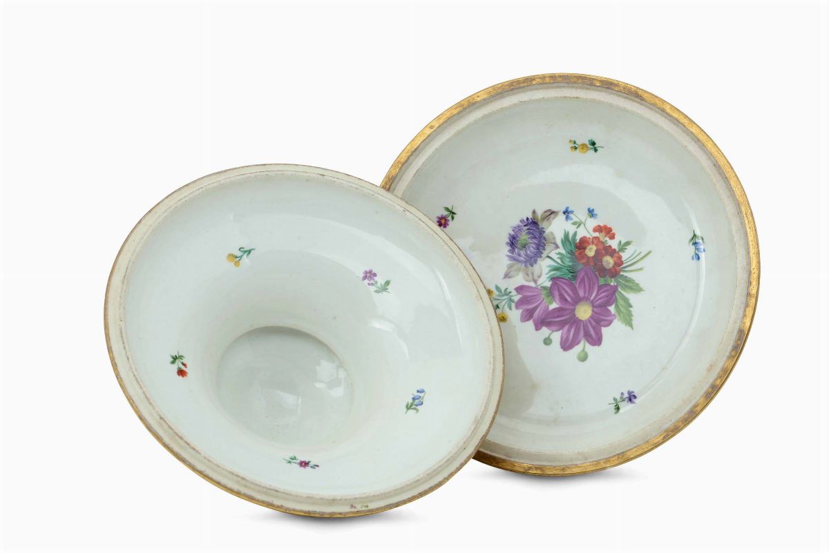 Scodella Coperta. Vienna, Manifattura Imperiale, 1827 Circa